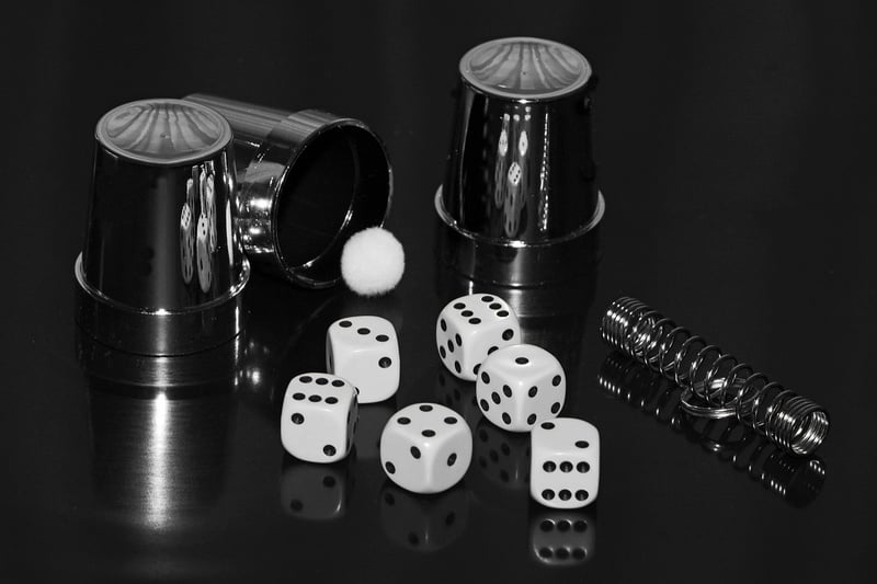 Magician performing levitation